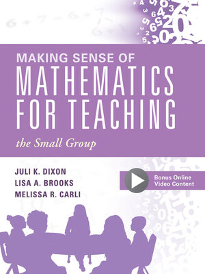 cover image of Making Sense of Mathematics for Teaching the Small Group